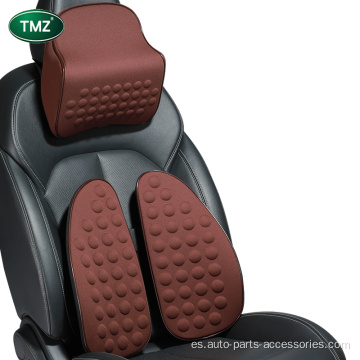 Cojín de masaje de almohada lumbar de soporte para el automóvil